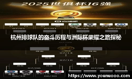 杭州排球队的奋斗历程与洲际杯荣耀之路探秘